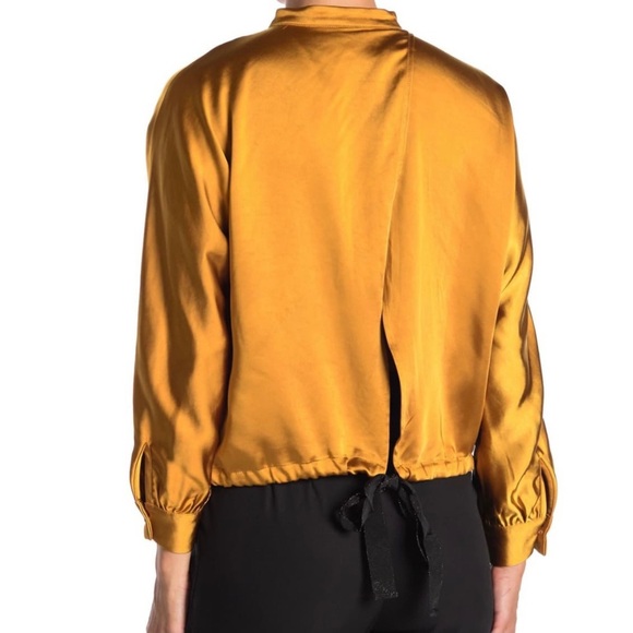 FRNCH – Satin Tie Back Blouse